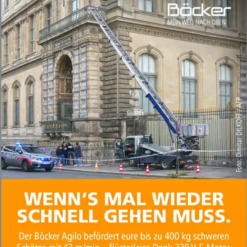 Louvre Museum Heist – Done in less than 10&nbsp;minutes…